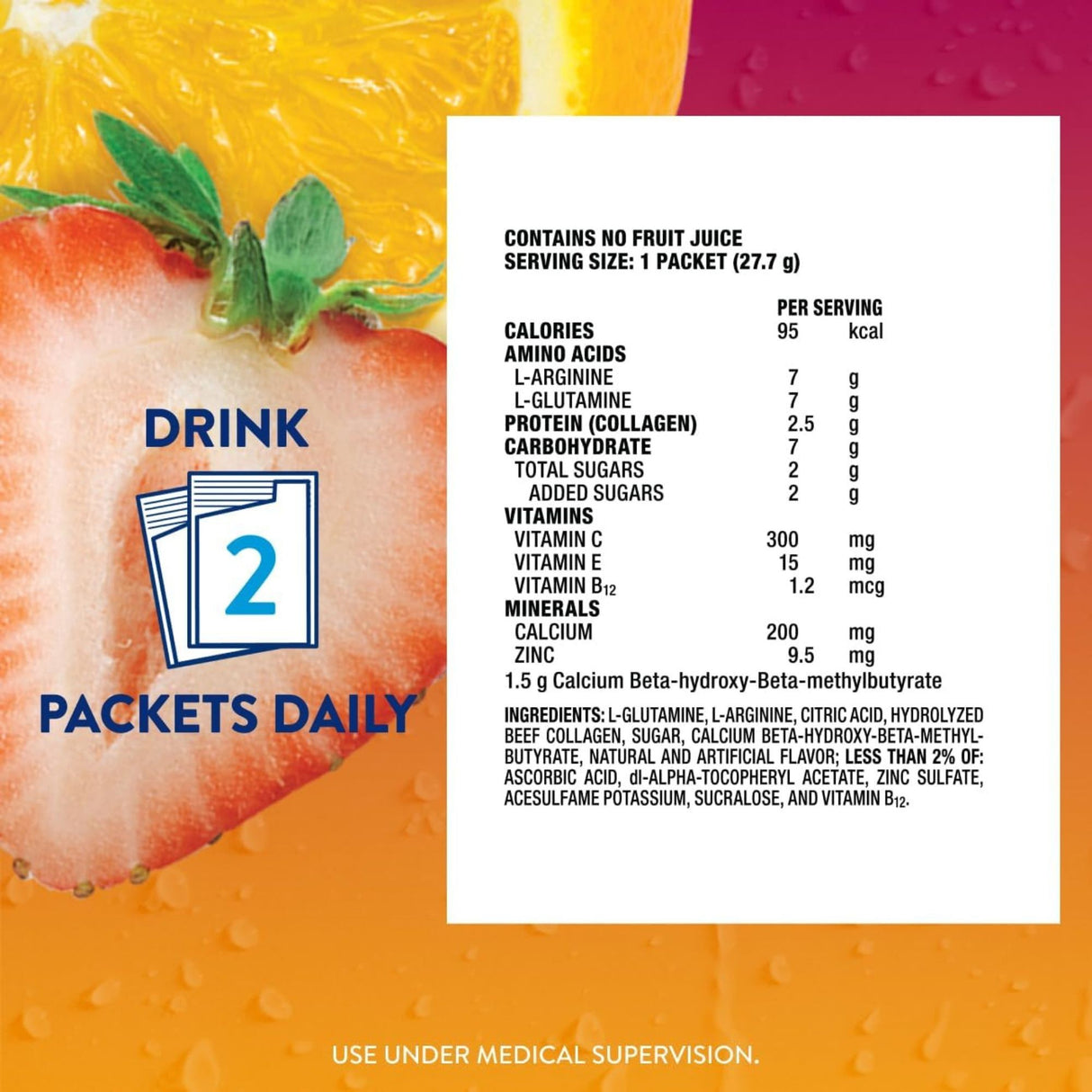 Juven Therapeutic Nutrition Powder Packets, Fruit Punch, 1.01 oz