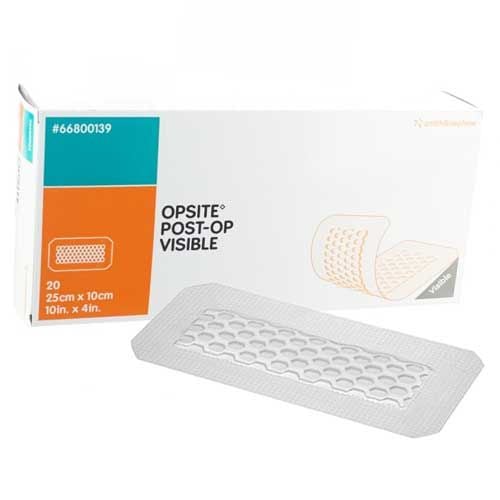 OpSite Post Op Transparent Film Dressing with Pad, 4 x 10 Inch