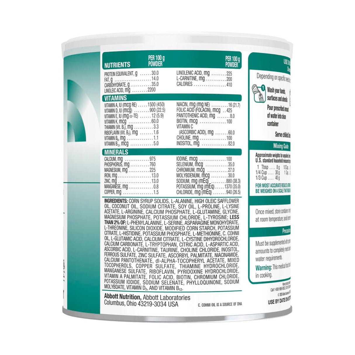 Ketonex-2 Amino Acid-Modified Medical Food Powder, Unflavored, 14.1 oz