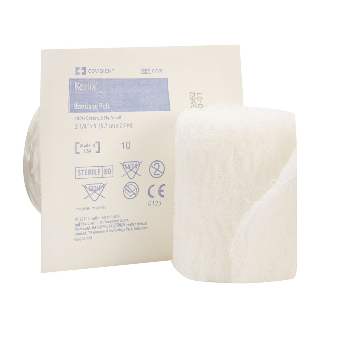 Cardinal Health Kerlix Sterile Fluff Bandage Roll, 2-1/4 Inch x 3 Yard, 6-Ply