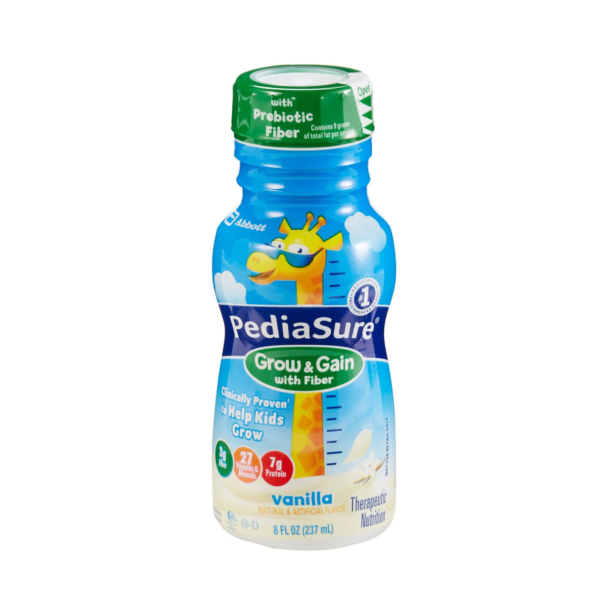 PediaSure Grow & Gain with Fiber Nutrition Shake, Vanilla, 8 oz