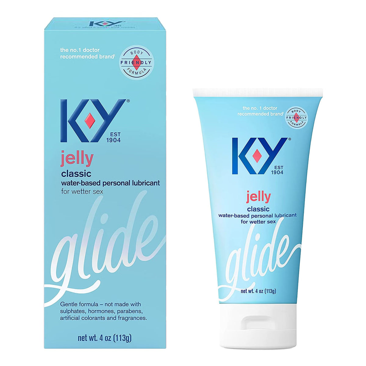 K-Y Glide Personal Lubricant, Water-Based, Non-Sterile - 67981008902 - LL Medico