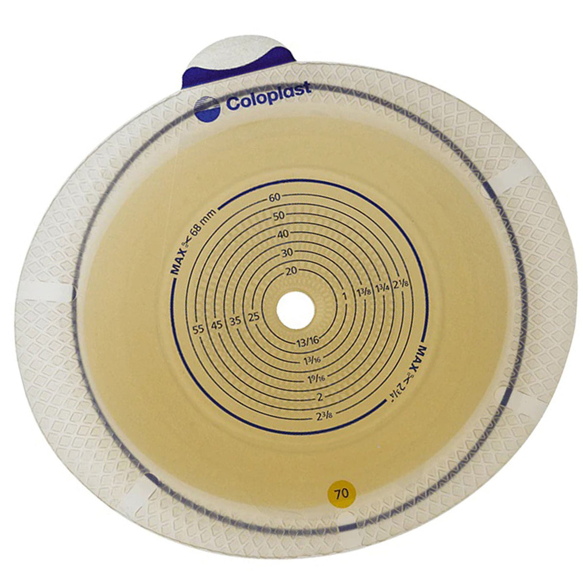 Coloplast Sensura Flex Two-Piece Skin Barrier, Flat, Cut-to-Fit, 70 mm Flange - 10103-Box - LL Medico