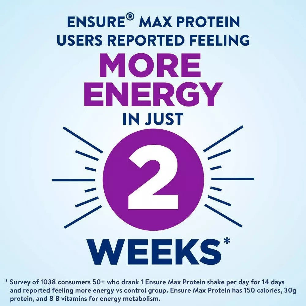 Ensure Max Protein Nutrition Shake, Creamy Strawberry, 11 oz