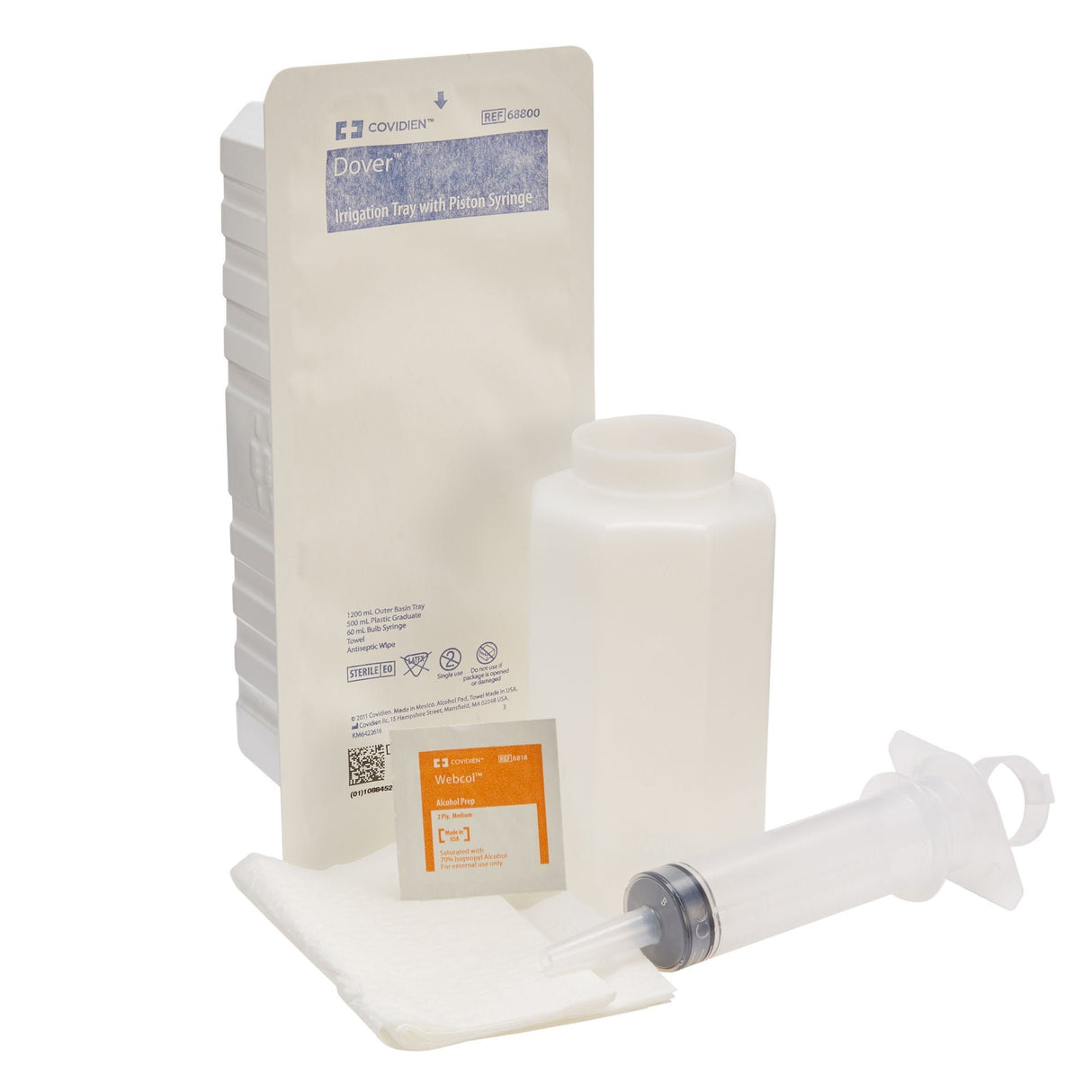 Cardinal Health Piston Syringe Irrigation Tray, Sterile