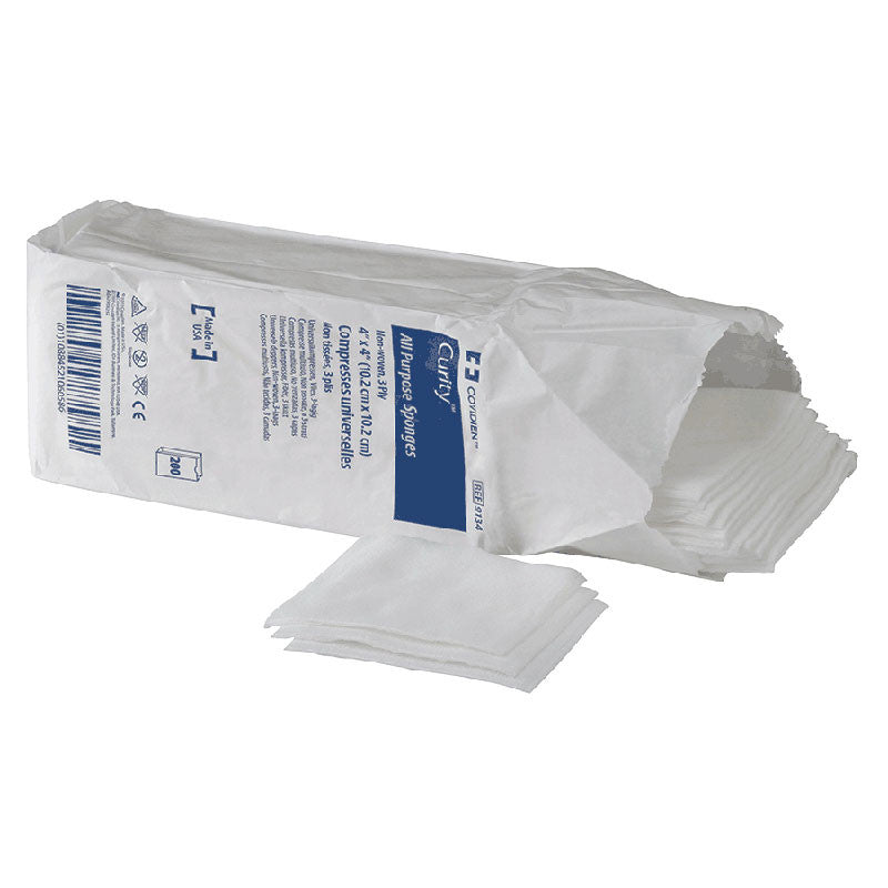 Curity Sterile Nonwoven Sponge, 3 x 3 Inch, Four-Ply