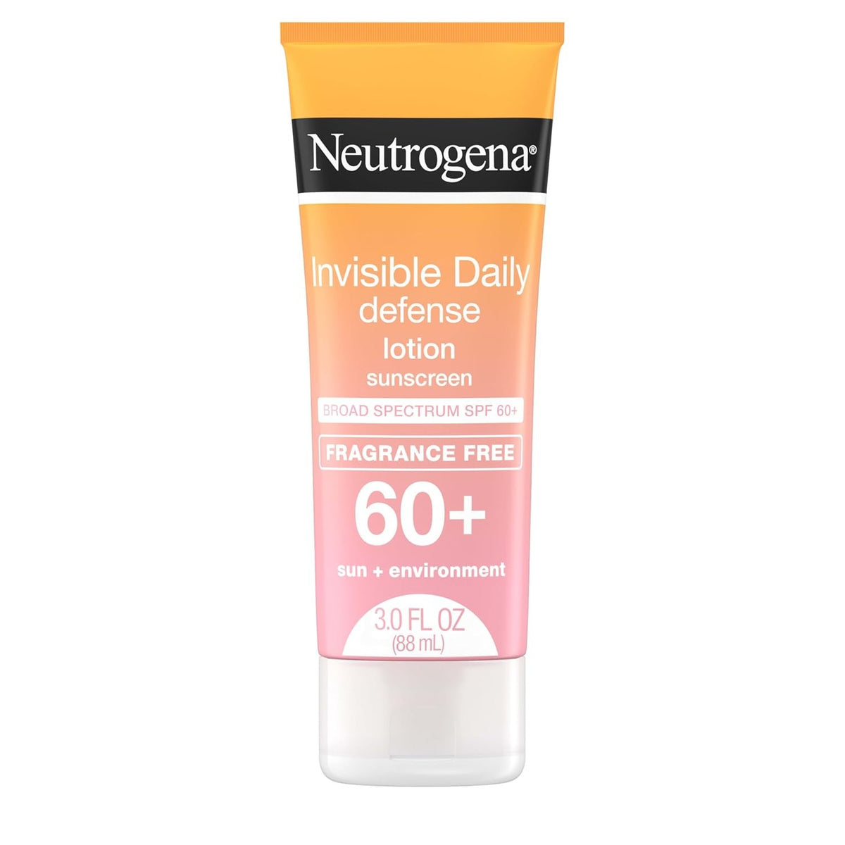 Neutrogena Invisible Daily Defense Sunscreen Lotion SPF 60+, Fragrance Free, 3 fl oz