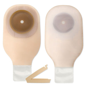 Hollister Premier Flextend One-Piece Colostomy Pouch, Convex, Cut-to-Fit, Transparent, 12", Box of 5 - 8628 - LL Medico