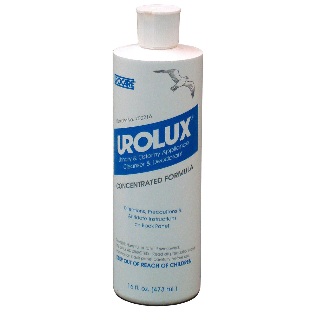 Urocare Urolux Urinary and Ostomy Appliance Cleanser and Deodorant, Citrus Scent, 16 fl oz - 70021612 - LL Medico