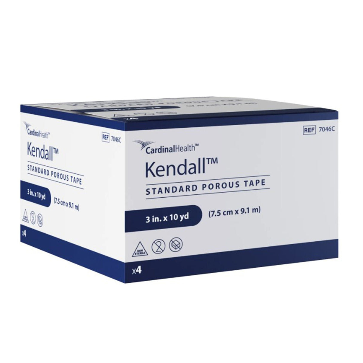 Kendall Standard Porous Tape, Non-Sterile, Cloth, 3" x 10 Yard - 7046C - LL Medico