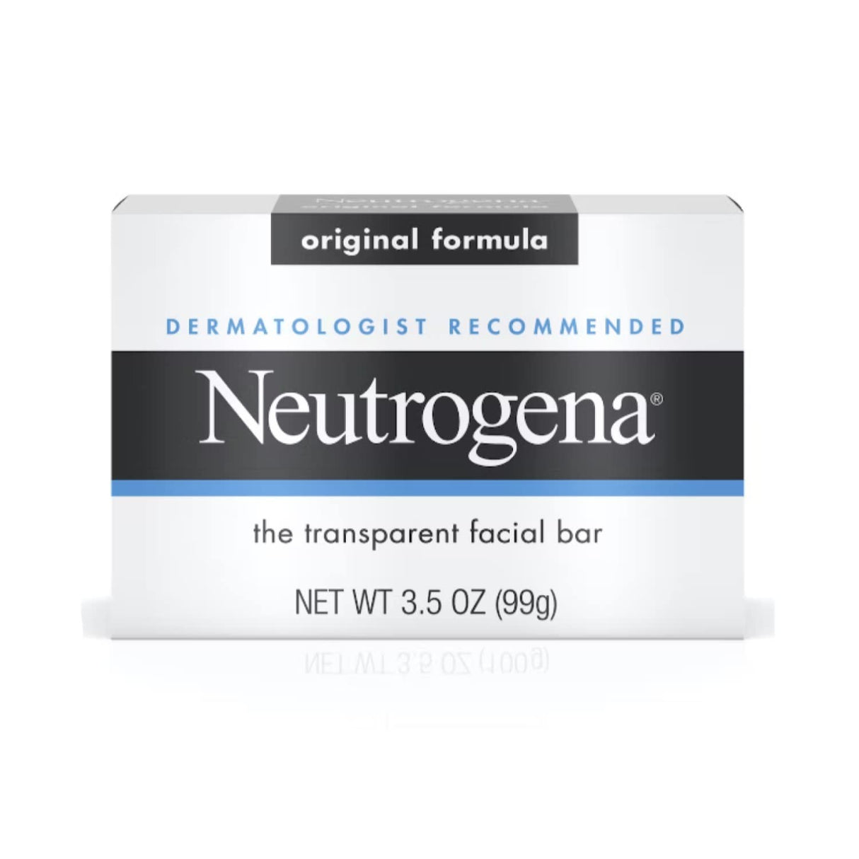Neutrogena Original Formula Transparent Facial Bar, Unscented, 3.5 oz