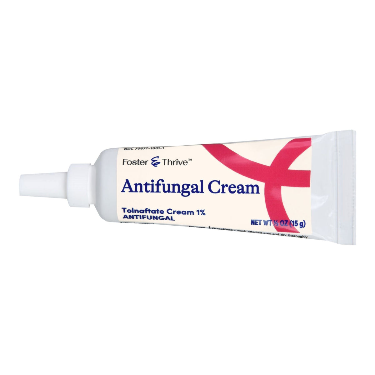 Foster & Thrive Antifungal Cream, Tolnaftate 1%, 0.5 oz Tube - 70677100101 - LL Medico