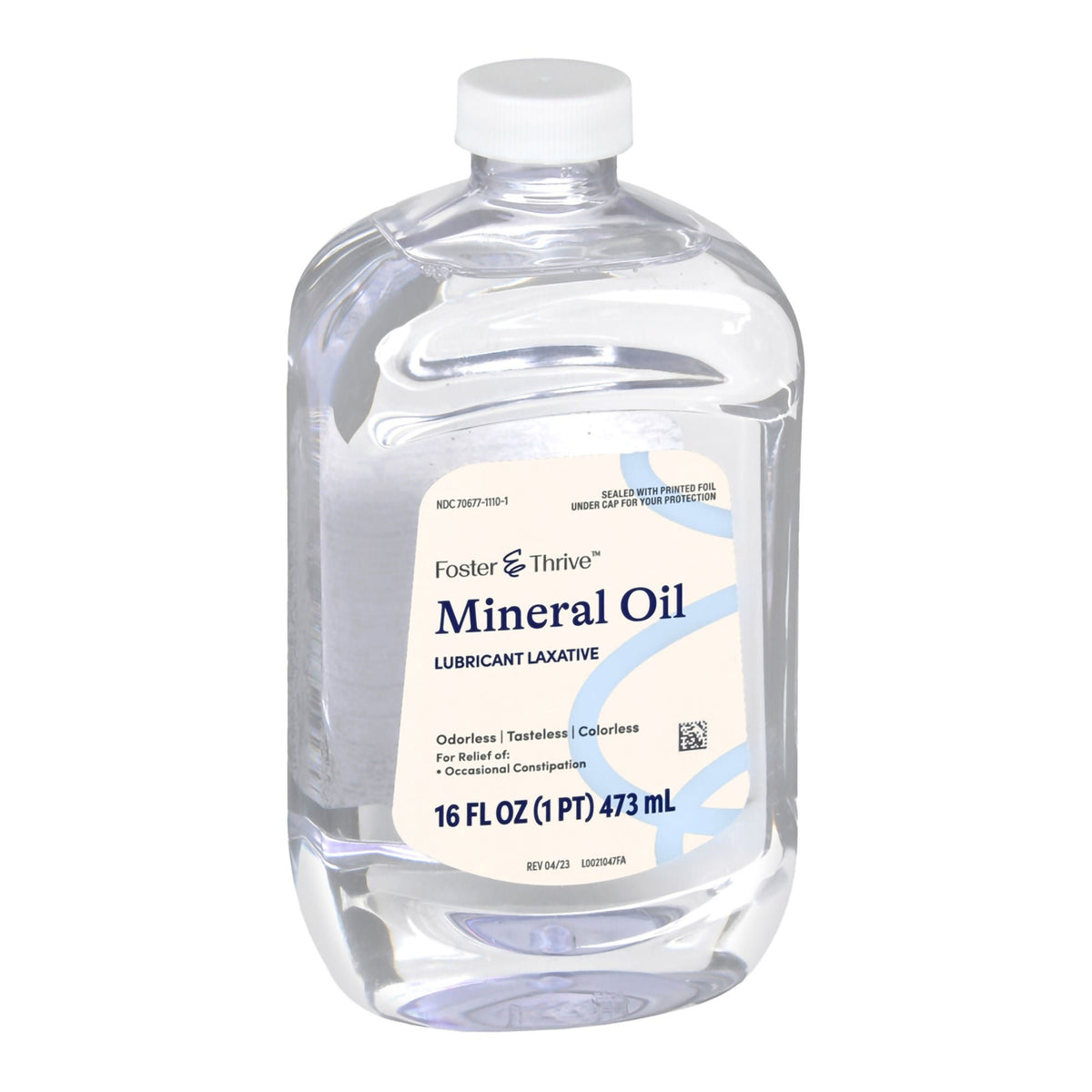 Foster & Thrive Mineral Oil Laxative, Liquid, 16 oz - 70677111001 - LL Medico