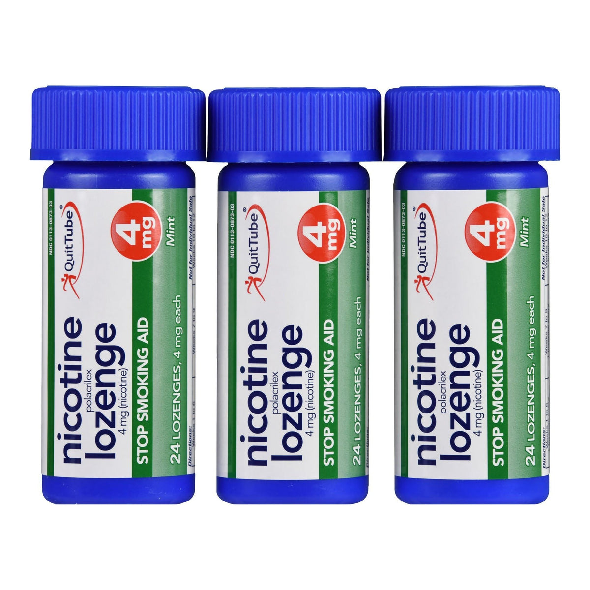 Foster & Thrive Nicotine Polacrilex Lozenges, 4 mg, Stop Smoking Aid, Mint - 70677117701 - LL Medico