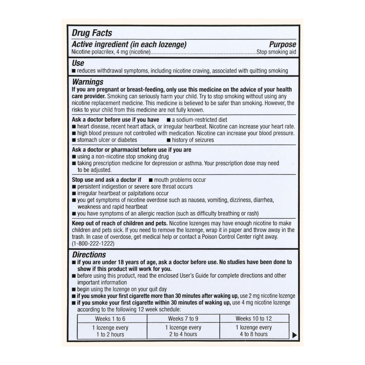 Foster & Thrive Nicotine Polacrilex Lozenges, 4 mg, Cinnamon, Stop Smoking Aid - 70677117701 - LL Medico