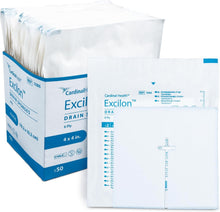 Cardinal Health Excilon Drain Sponges, 4" x 4", 6-Ply, Sterile 2-Count - 7086- - LL Medico