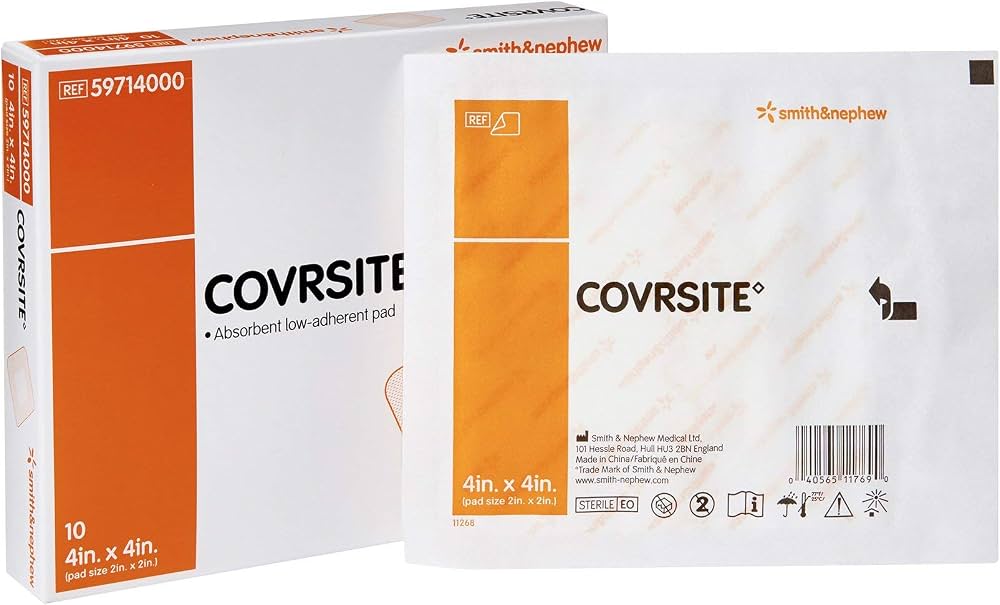 Smith & Nephew Covrsite Composite Dressing, Non-Sterile, 4 x 4 Inch