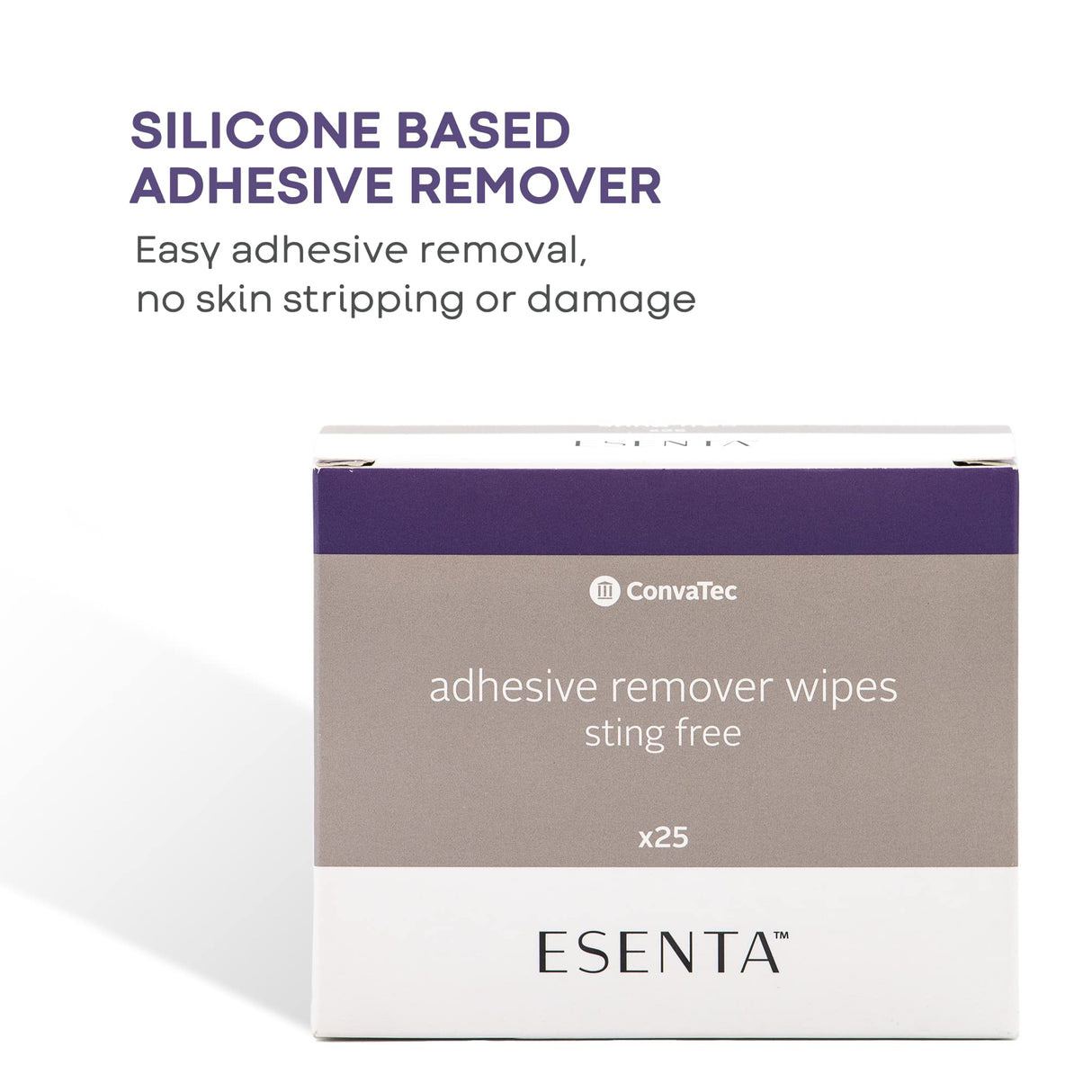 ConvaTec Esenta Sting Free Adhesive Remover Wipes, 25 per Box