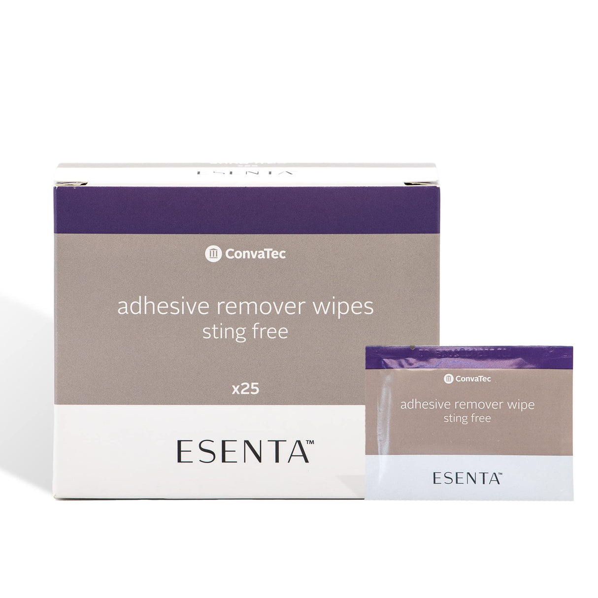 ConvaTec Esenta Sting Free Adhesive Remover Wipes, 25 per Box