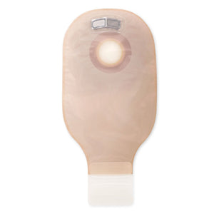 Hollister Premier One-Piece Ostomy Pouch, Flat Transparent Drainable, Cut-to-Fit up to 2 1/2", 12", Box of 10 - 8081 - LL Medico