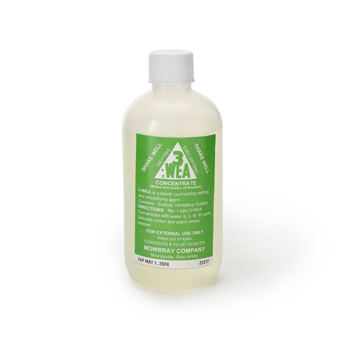 3-WEA Antiseptic, Topical Liquid, 8 oz Bottle - 730308-Single - LL Medico