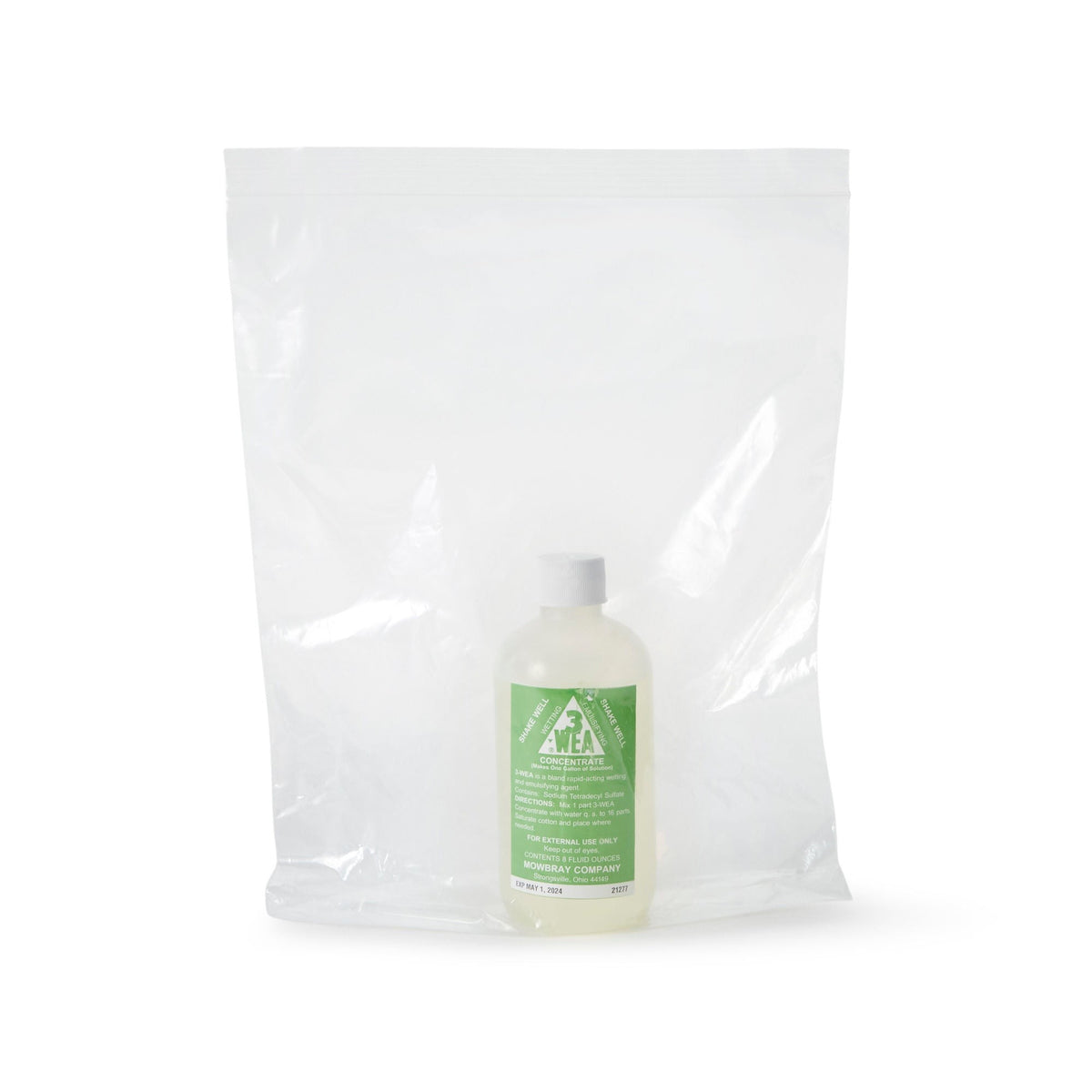 3-WEA Antiseptic, Topical Liquid, 8 oz Bottle - 730308-Single - LL Medico