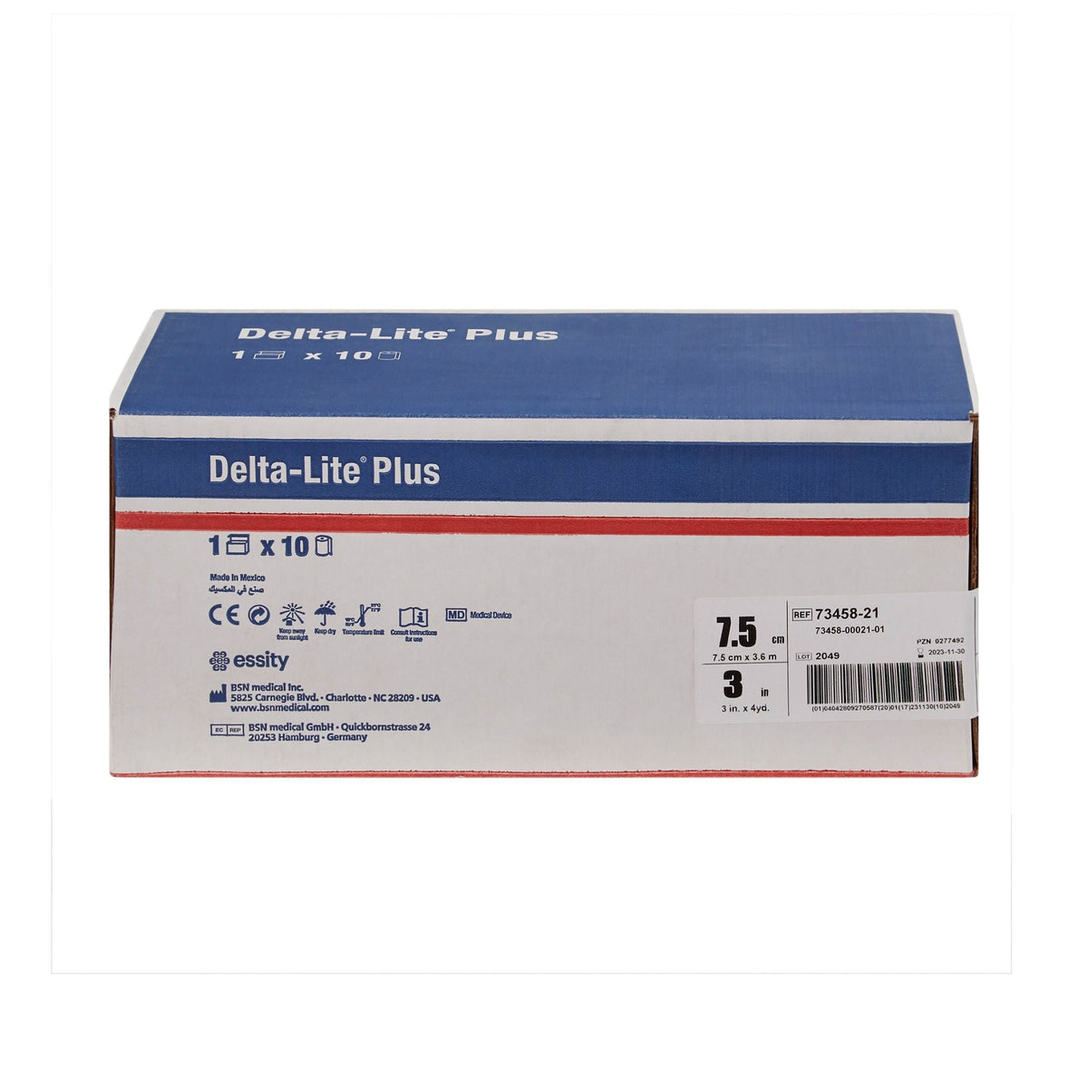 Delta-Lite Plus Cast Tape, Deep Blue, Fiberglass - Resin - LL Medico