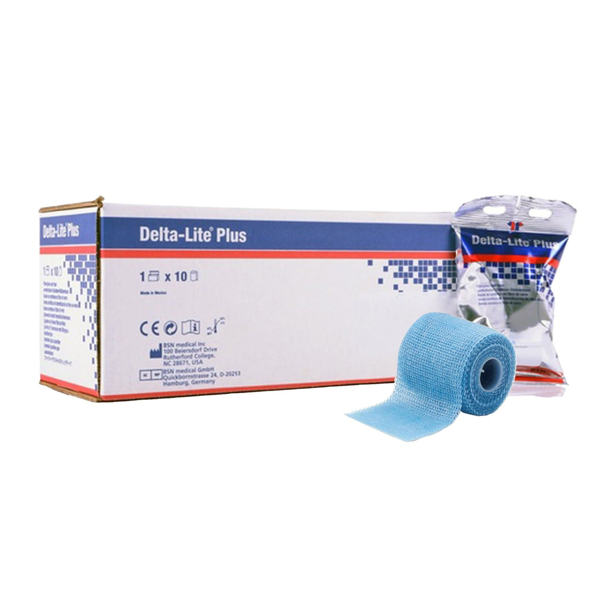 Delta-Lite Plus Cast Tape, Fiberglass, Light Blue - LL Medico