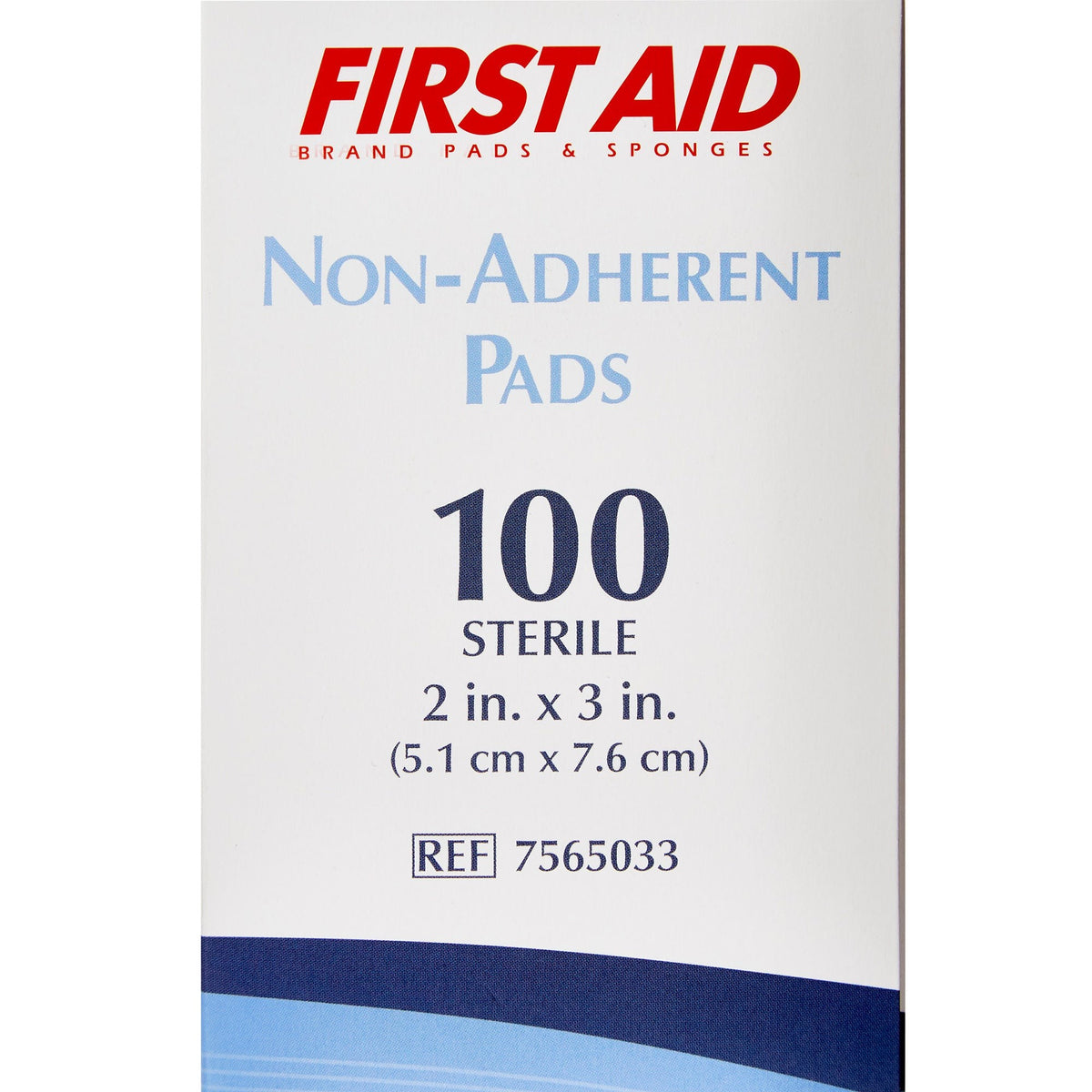 Dukal American White Cross Nonadherent Dressing, 2 x 3 Inch