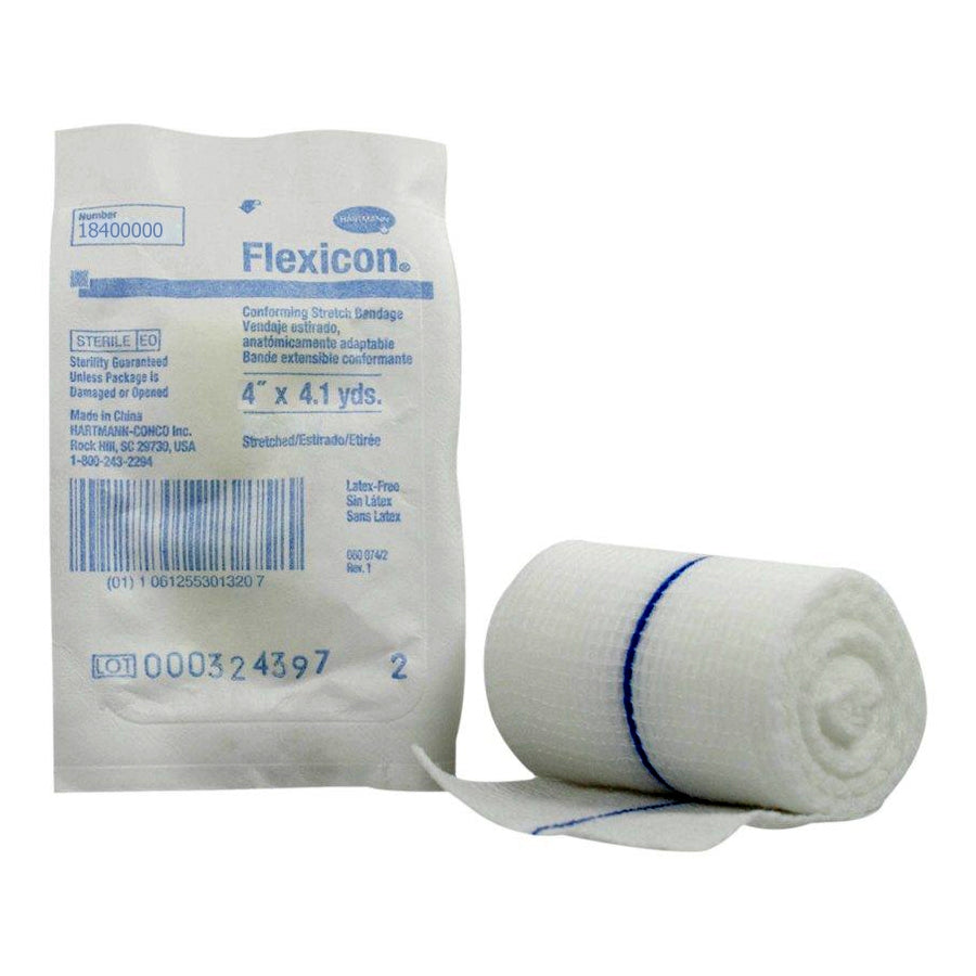 Flexicon Sterile Conforming Bandage, 3 Inch x 4-1/10 Yard, One-Ply