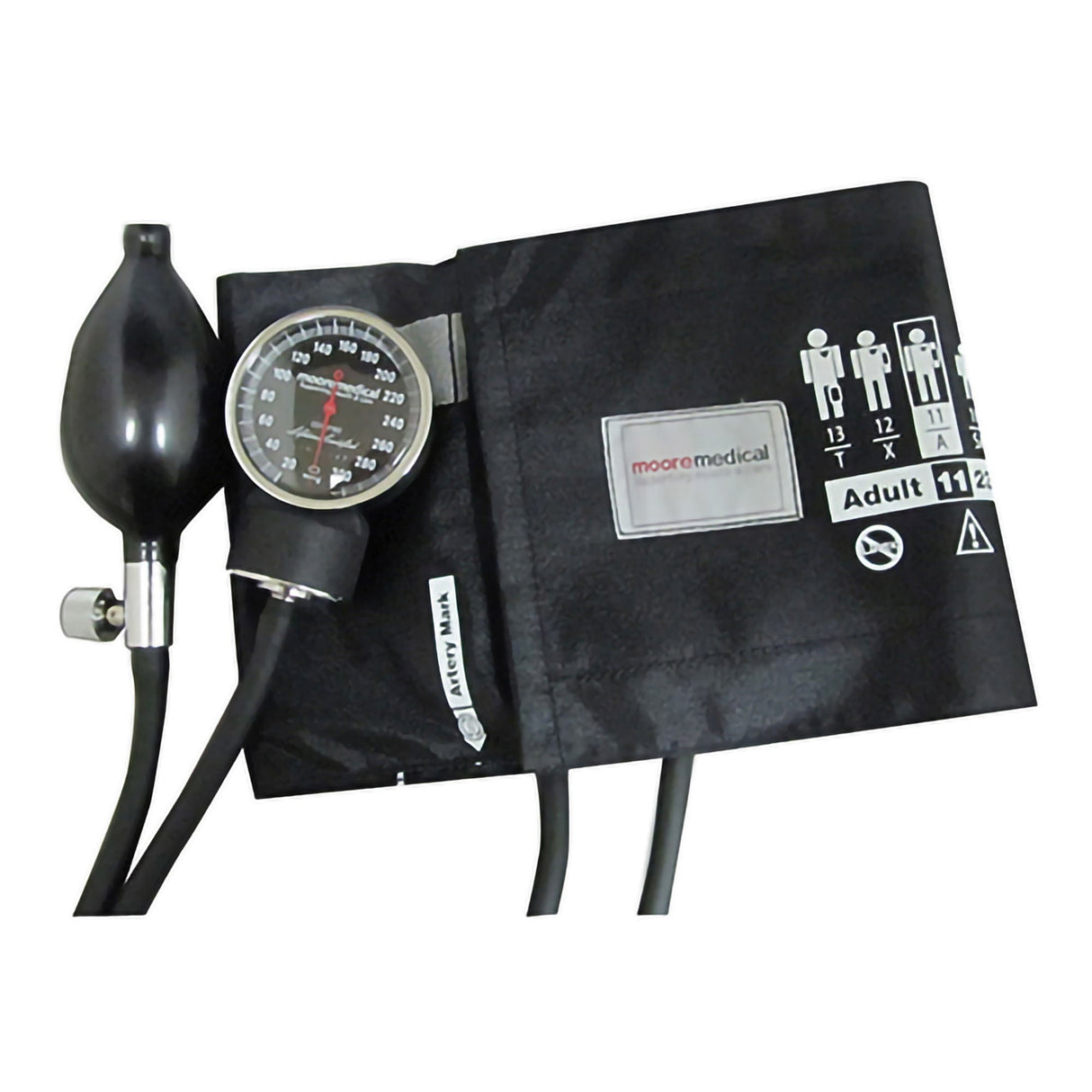 McKesson Premium Pocket Aneroid Sphygmomanometer, Adult Cuff, 23 - 40 cm