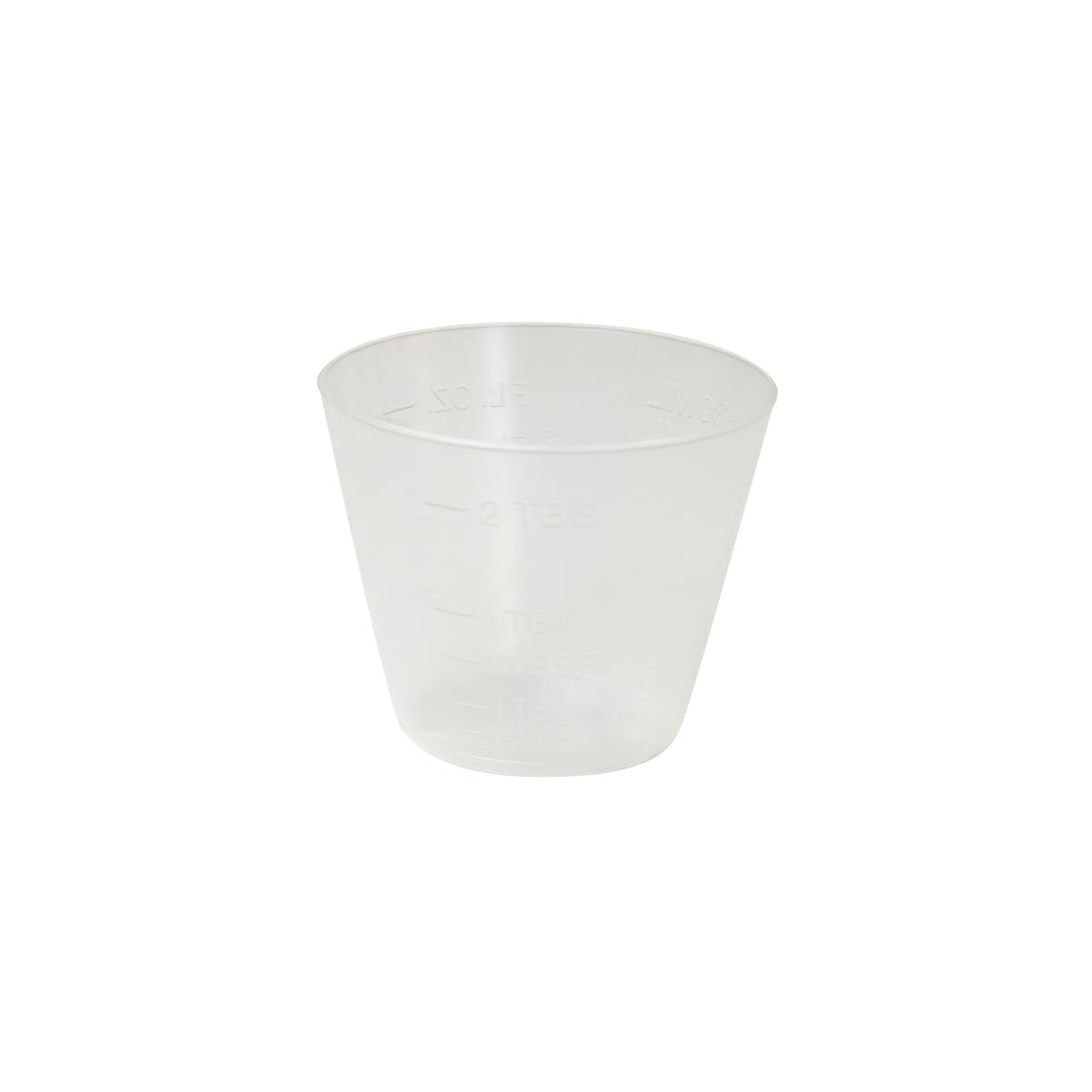 Dynarex Graduated Medicine Cup, 1 oz, Clear Plastic, Disposable - 4252 - LL Medico