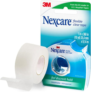 3M Nexcare Flexible Clear Tape, Non-Sterile, 1" x 10 Yard - 771-2PK - LL Medico