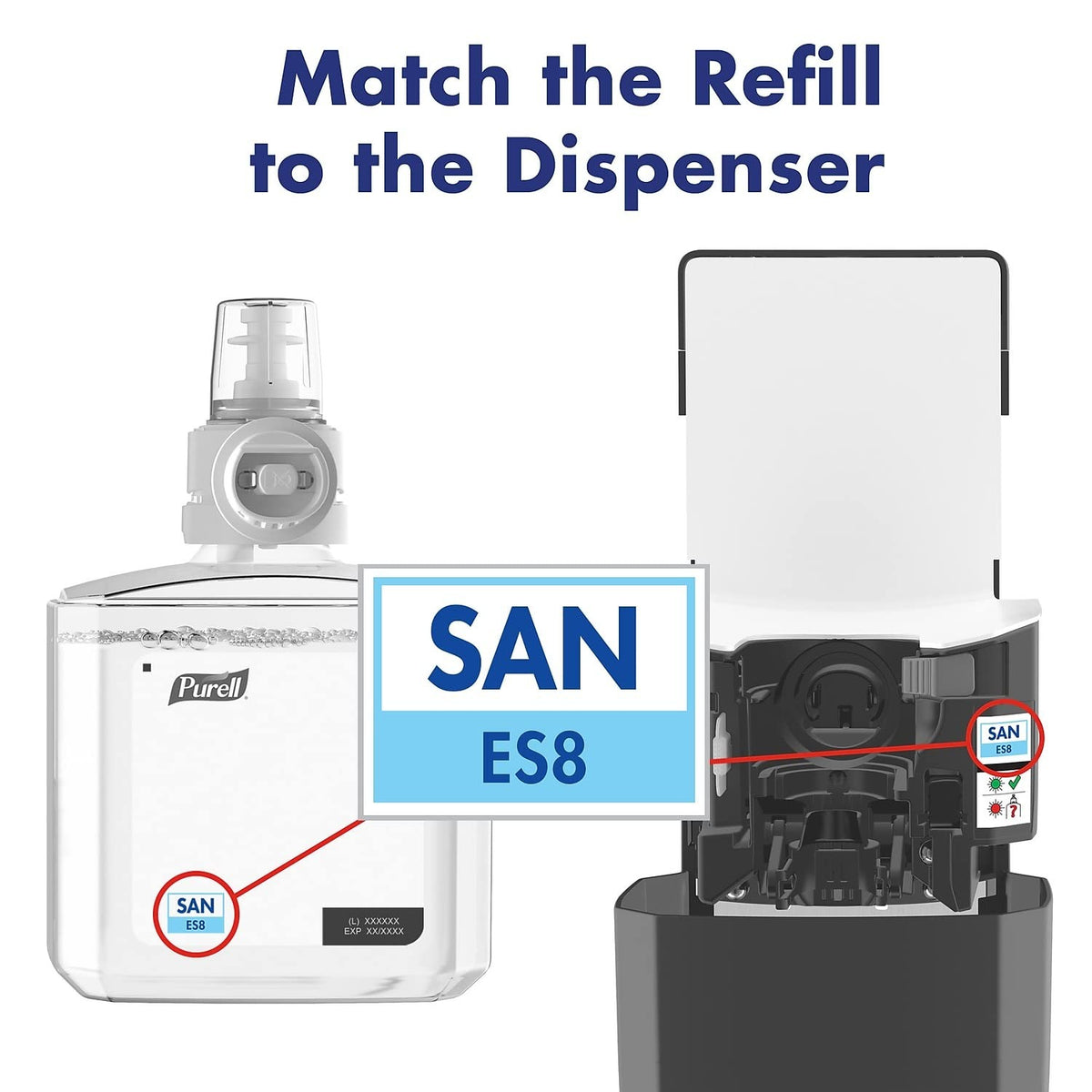 Purell Healthcare Advanced Hand Sanitizer Gel Refill for ES8 Dispenser, 1200 mL
