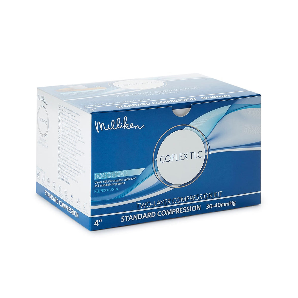 CoFlex TLC, Two-Layer Compression Bandage System, Self-Adherent, Tan, Nonsterile, 30 to 40 mmHg - 7800TLC-TN-Single - LL Medico