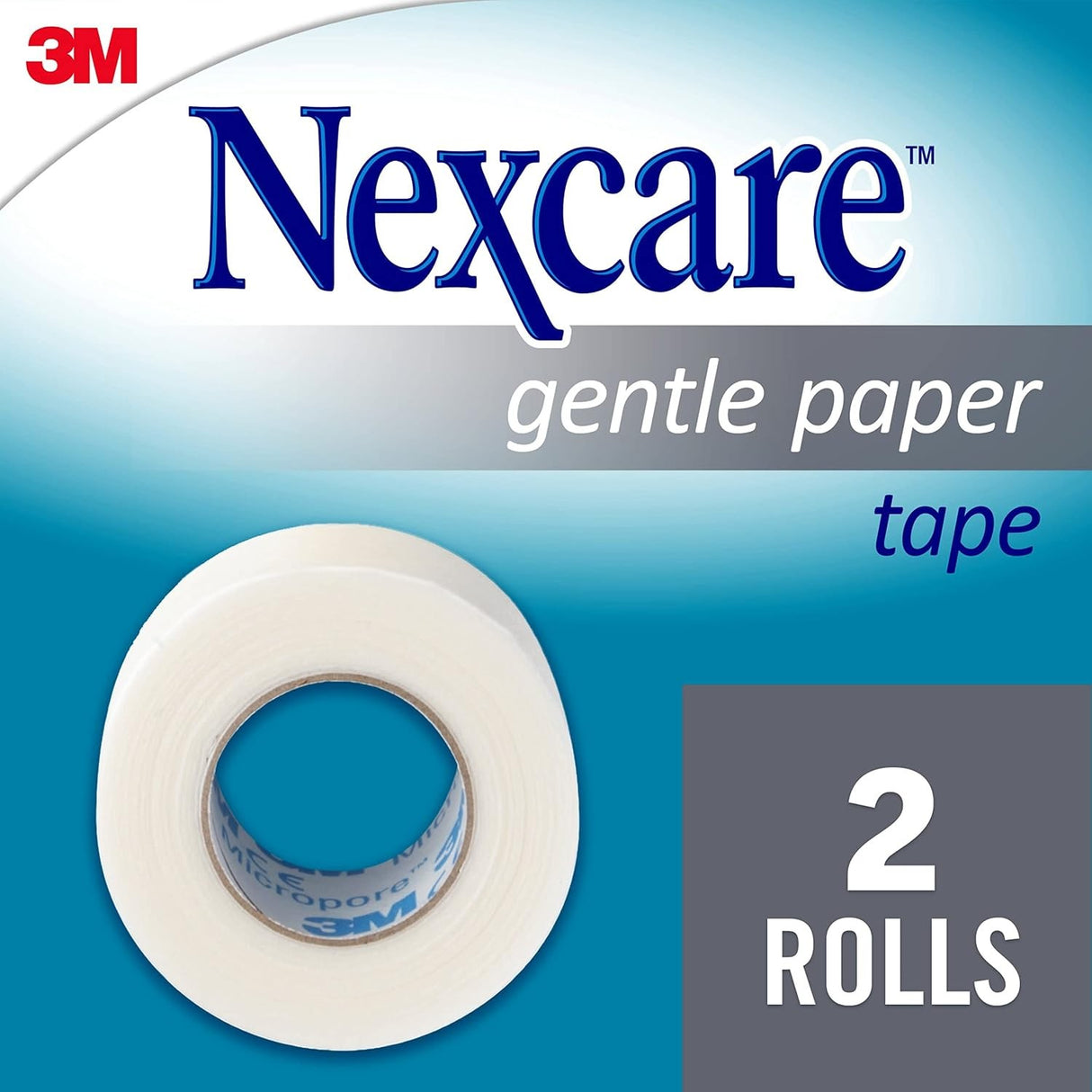 3M Nexcare Paper Medical Tape, 1 Inch x 10 Yard, White