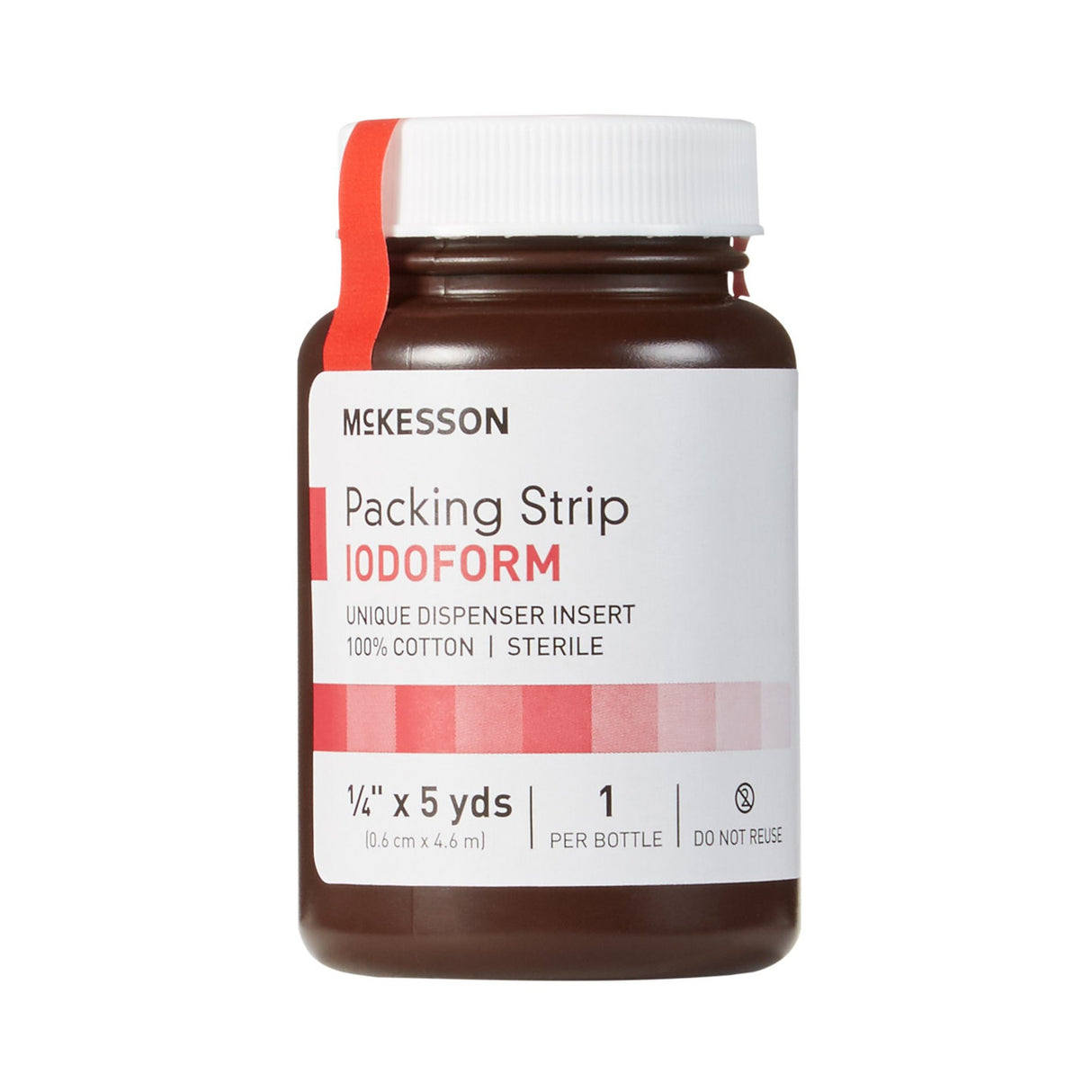 McKesson Nonimpregnated Wound Packing Strip, ¼ Inch x 5 Yard