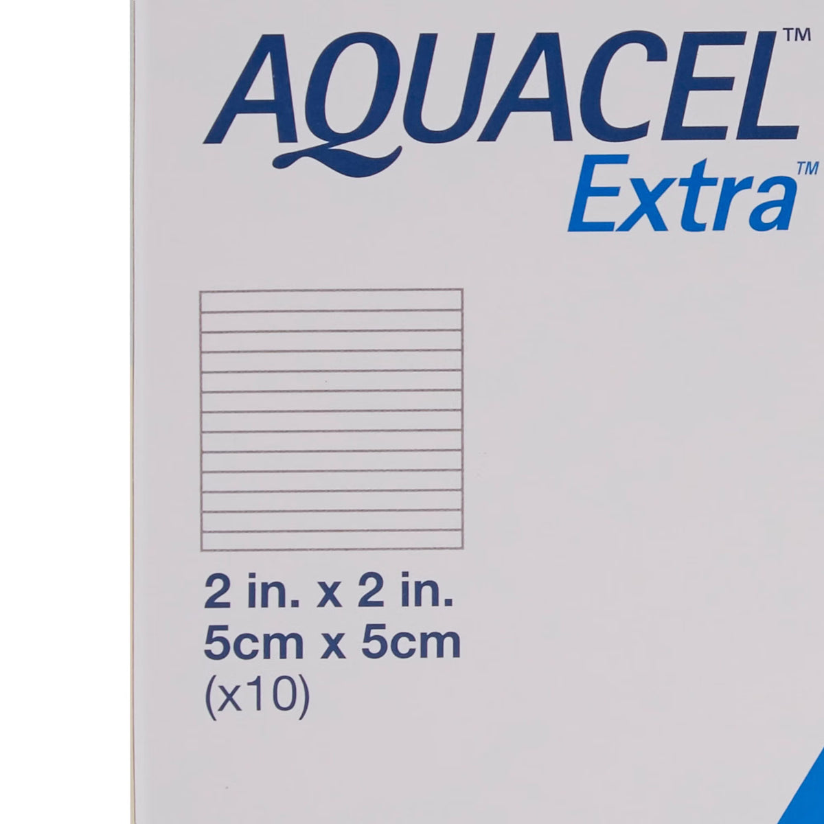 ConvaTec Aquacel Extra Gelling Fiber Wound Dressing, Square Sterile - 420671 - LL Medico