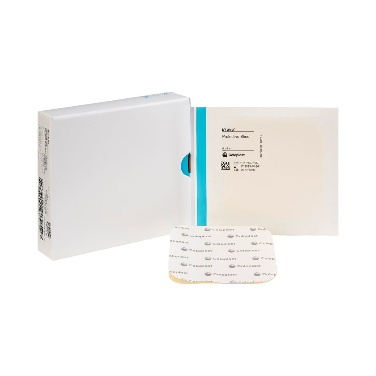 Coloplast Brava Protective Sheet, 4 x 4 in - 32105 - LL Medico
