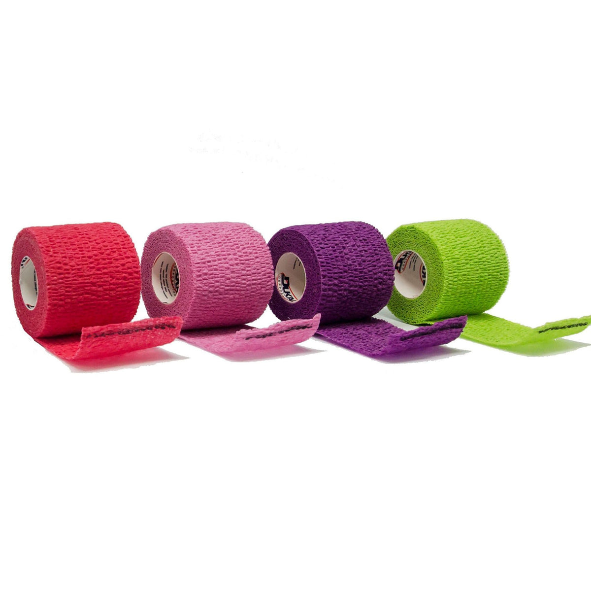 Dukal Cohesive Bandage, Self-Adherent Closure, 2" x 5 yd, Assorted Colors, Elastic, Standard Compression, NonSterile - 8025AS-Box - LL Medico