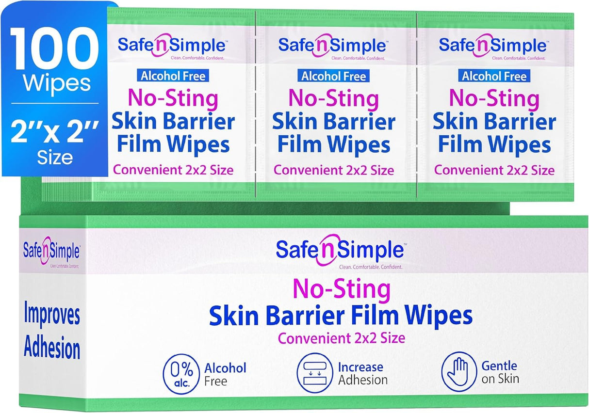 Safe n Simple No-Sting Skin Barrier Film, Unscented