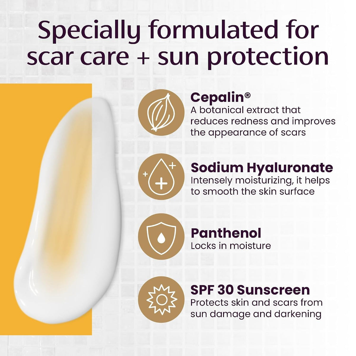 Mederma Scar Cream + SPF 30 Sunscreen Cream, 0.7 oz