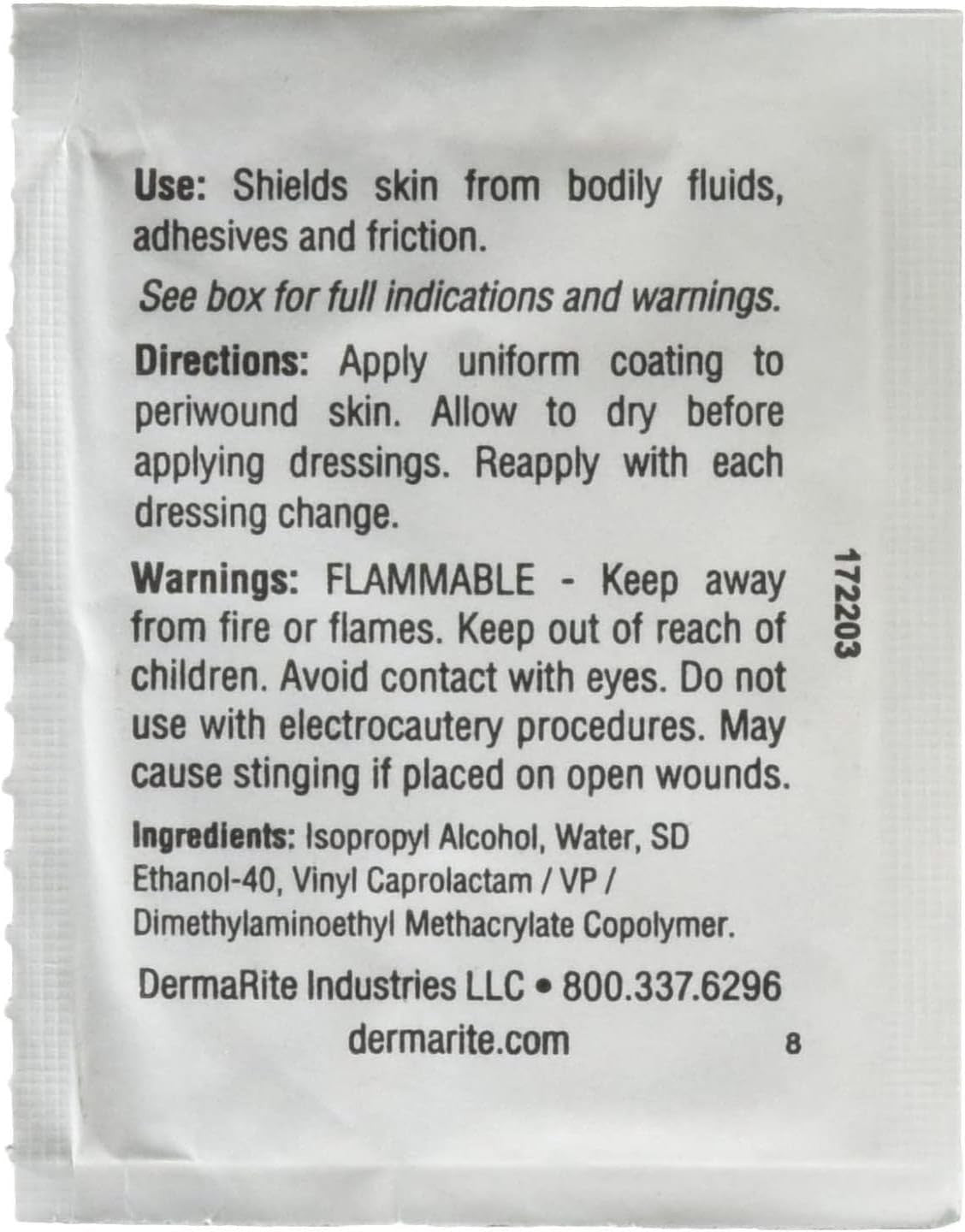 DermaPrep Liquid Barrier Skin Prep Wipe, Case of 1000