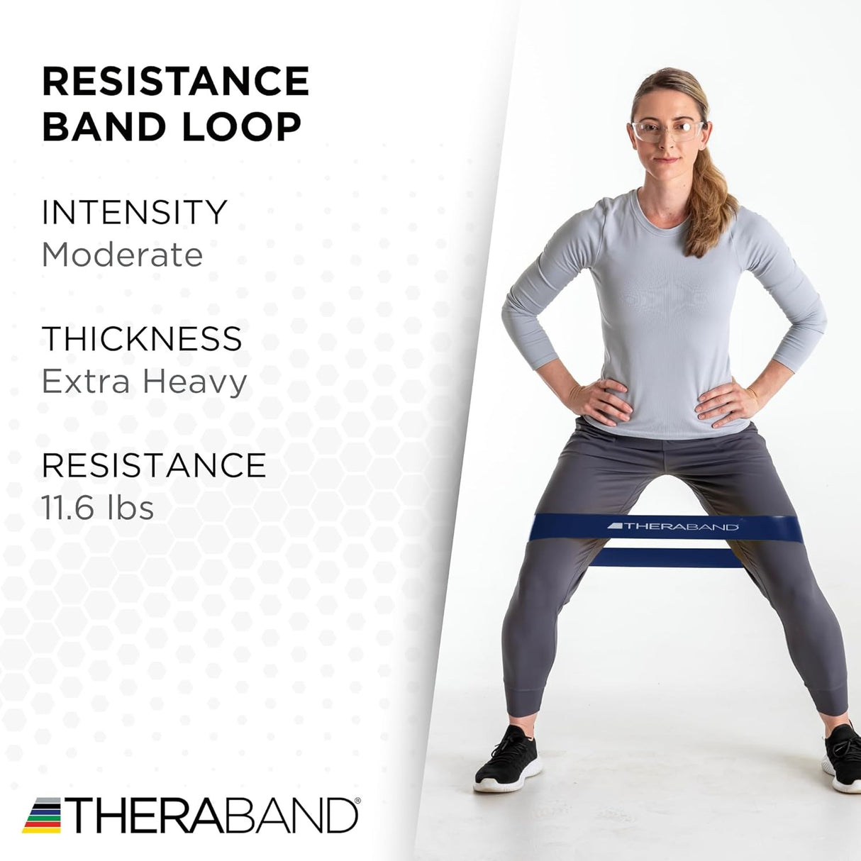 TheraBand Exercise Resistance Band, Blue, X-Heavy, 25 Yard