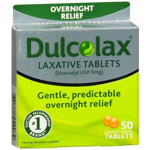 Dulcolax Bisacodyl Laxative Tablets, 5 mg - 81421002002 - LL Medico