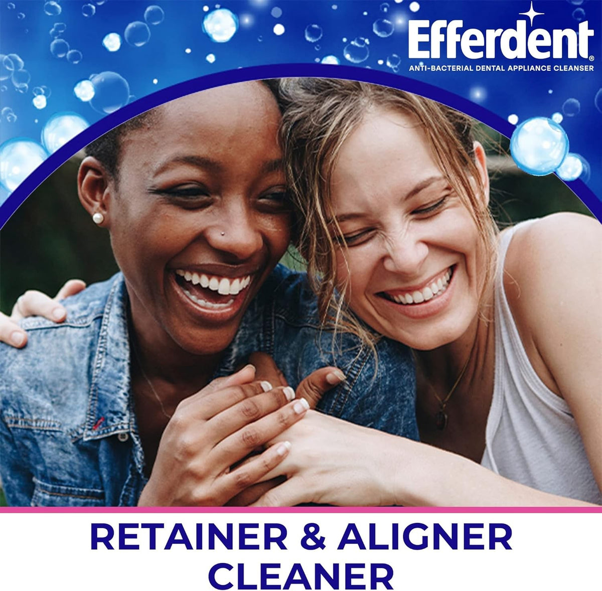 Efferdent Complete Clean Anti-Bacterial Dental Appliance Cleanser Tablets, Box of 44