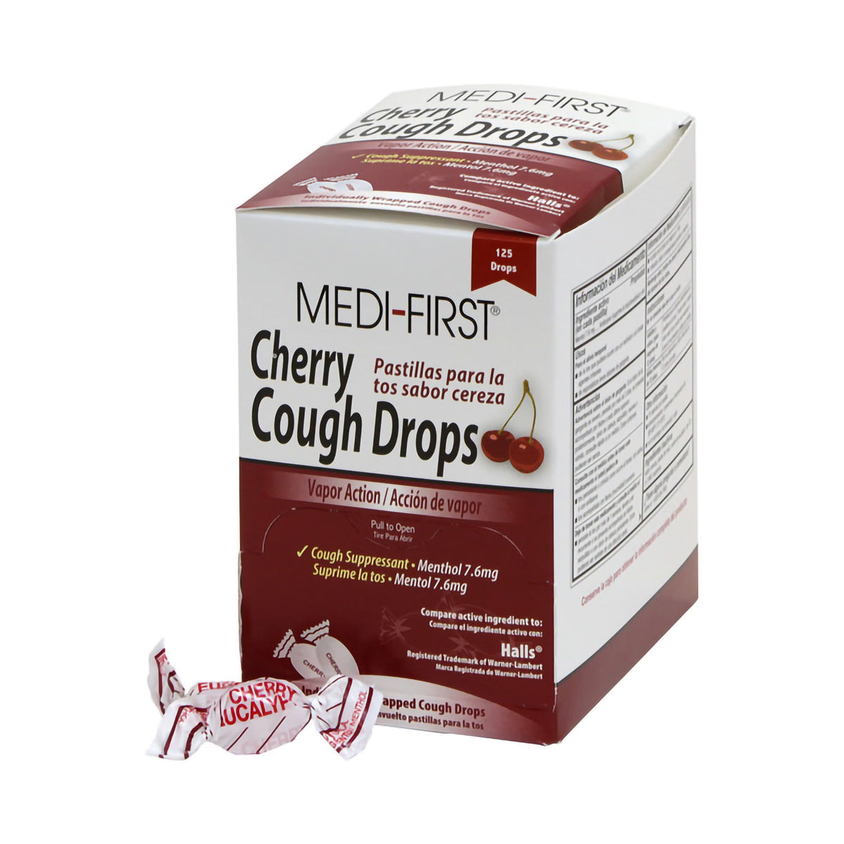 Medi-First Plus Menthol Cold and Cough Relief Lozenge, 7.6 mg - 81525 - LL Medico