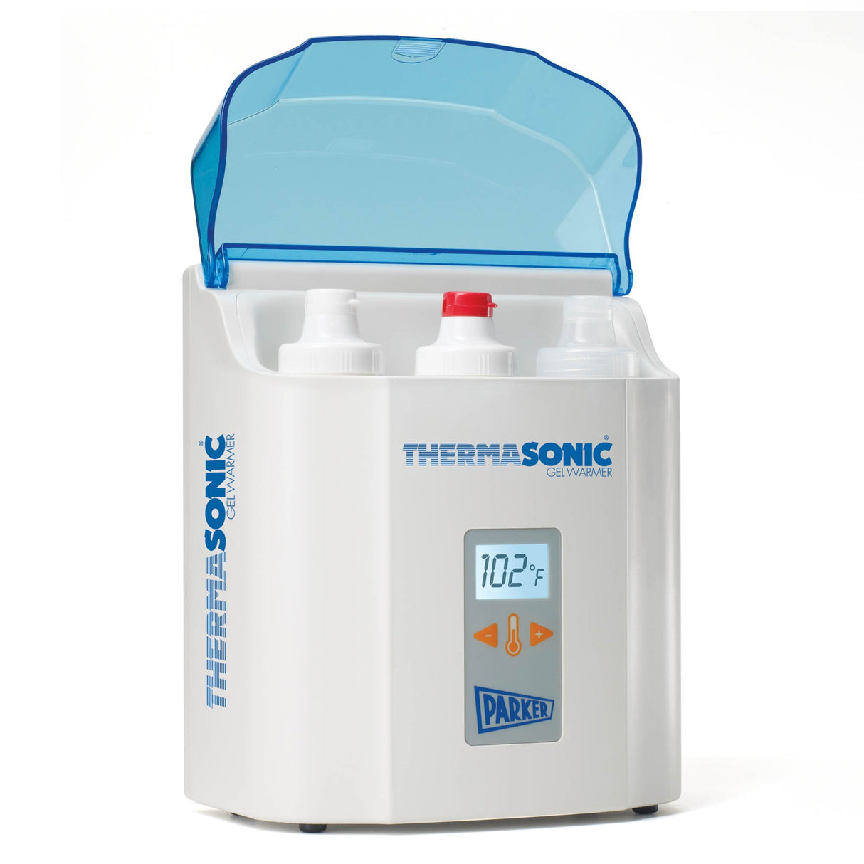 Thermasonic Ultrasound Gel Warmer with LCD Display, Three Bottle
