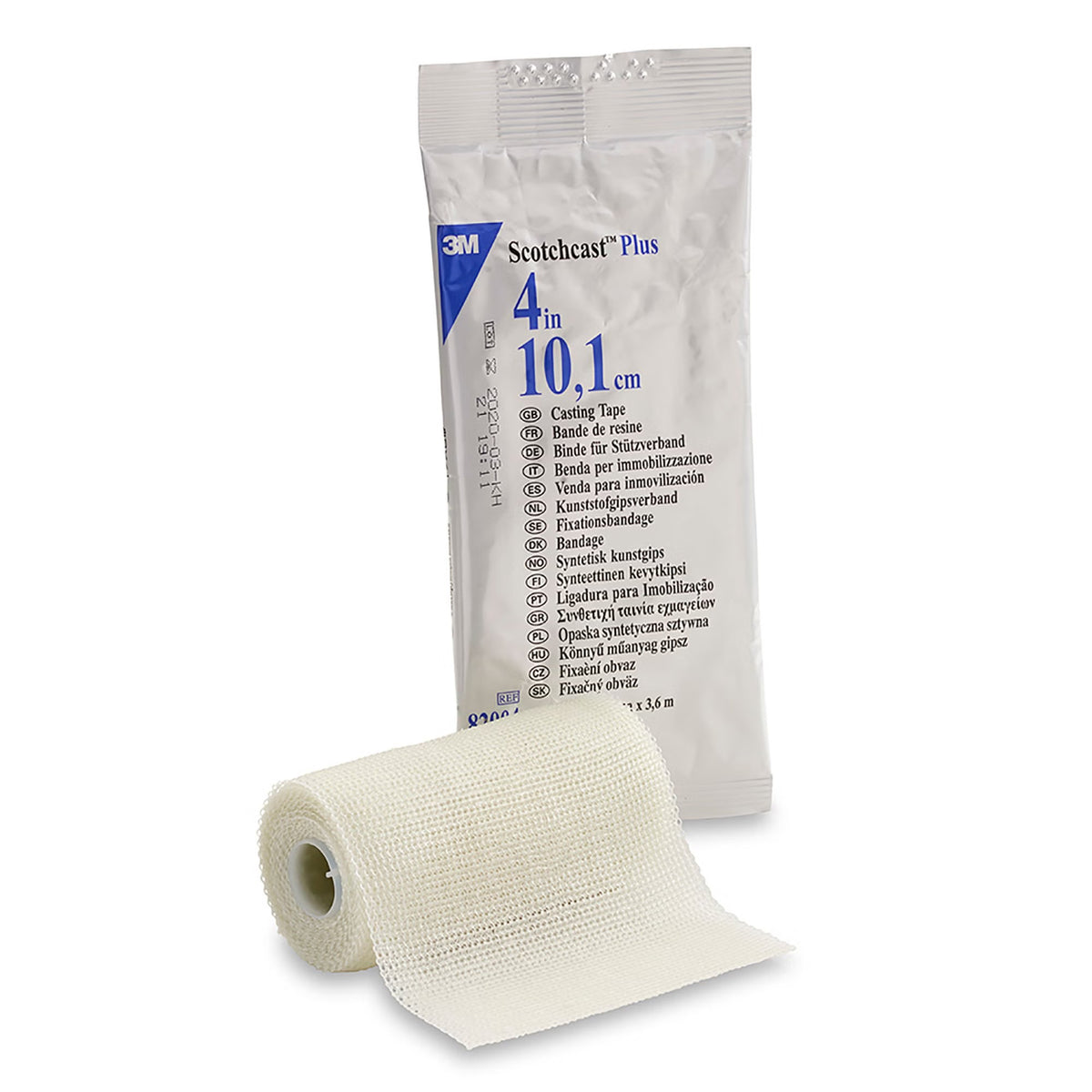 3M Scotchcast Plus Cast Tape, White, Fiberglass Resin, Non-Sterile - LL Medico