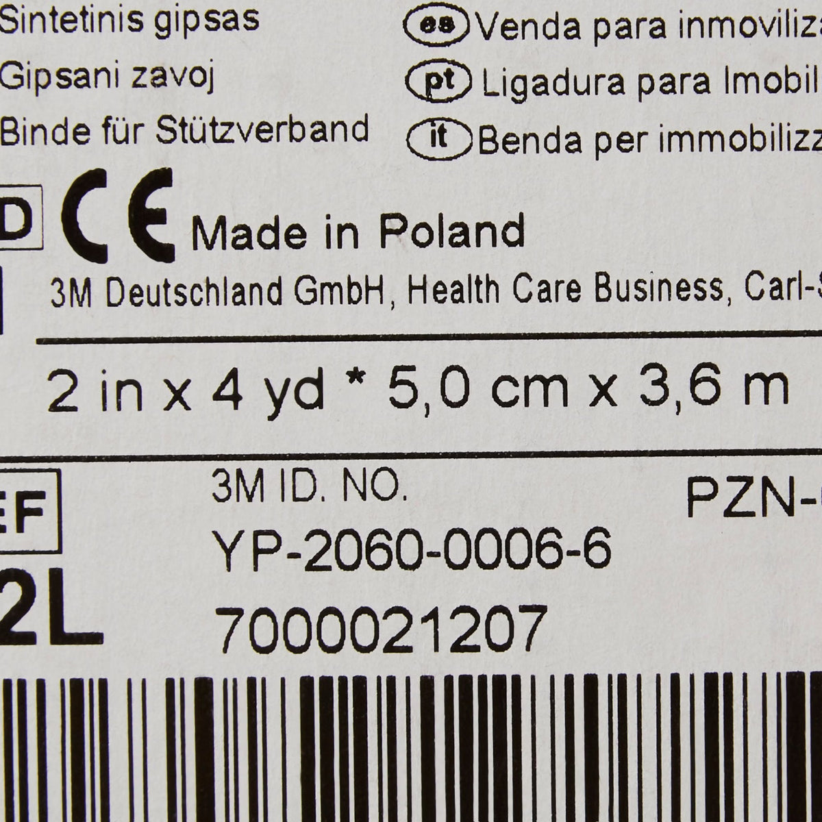 3M Scotchcast Plus, Cast Tape, Light Blue, Fiberglass - Resin - LL Medico